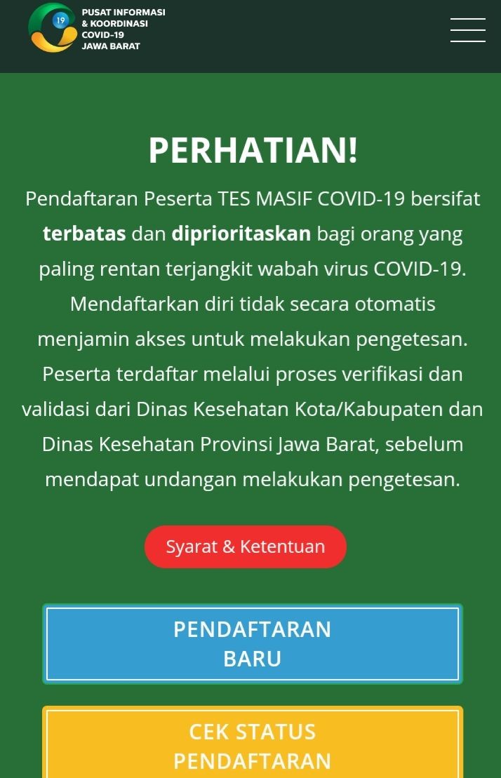 Disabilitas Netra di Bandung Minim Dapatkan Informasi Soal COVID-19  