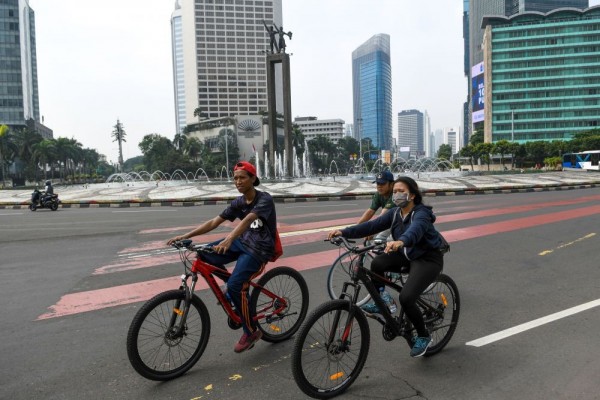 Pesepeda Di Bundarah HI Jadi Korban Tabrak Lari Mobil