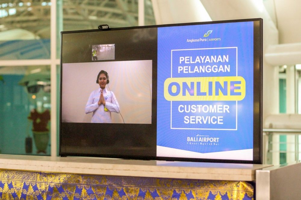 Hindari Kontak Langsung, Bandara Ngurah Rai Terapkan Online Customer