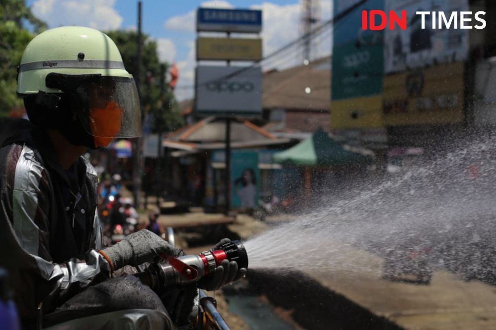 20 Ribu Liter Disinfektan Bakal Disemprotkan di Kota Makassar