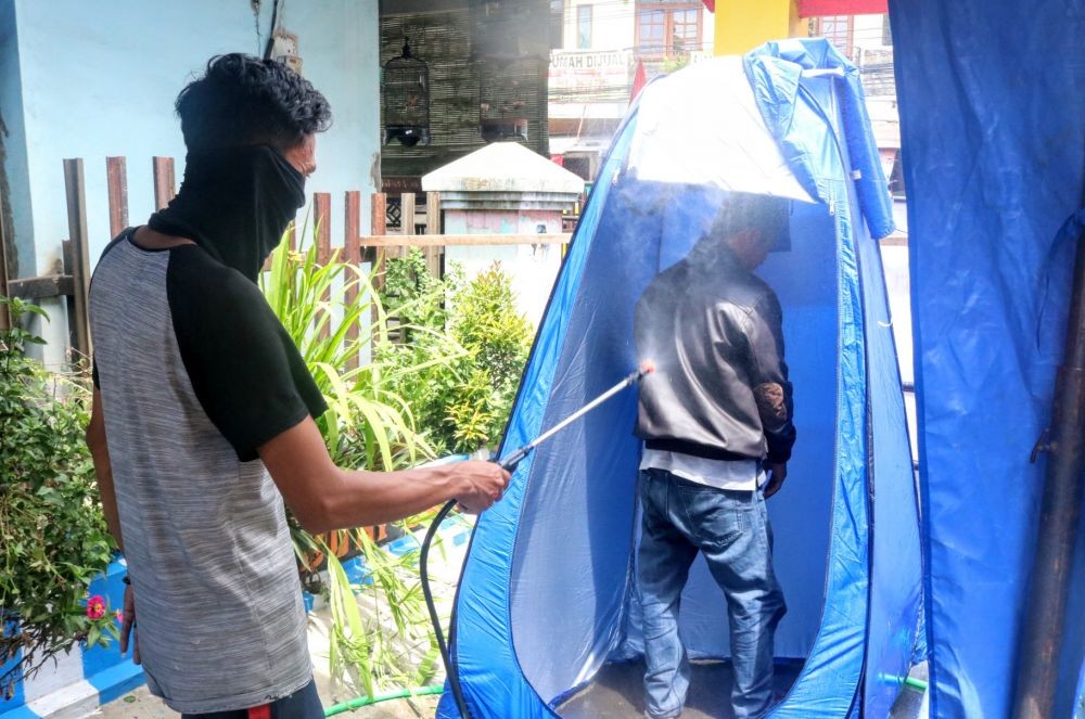 Cegah Corona, Warga Ketawanggede Malang Lakukan Screening Mandiri