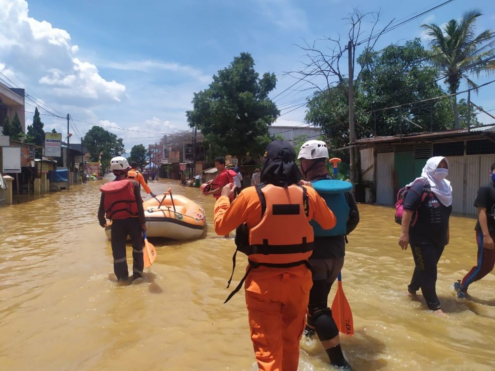 60 Ribu Jiwa Terdampak Banjir di Kabupaten Bandung