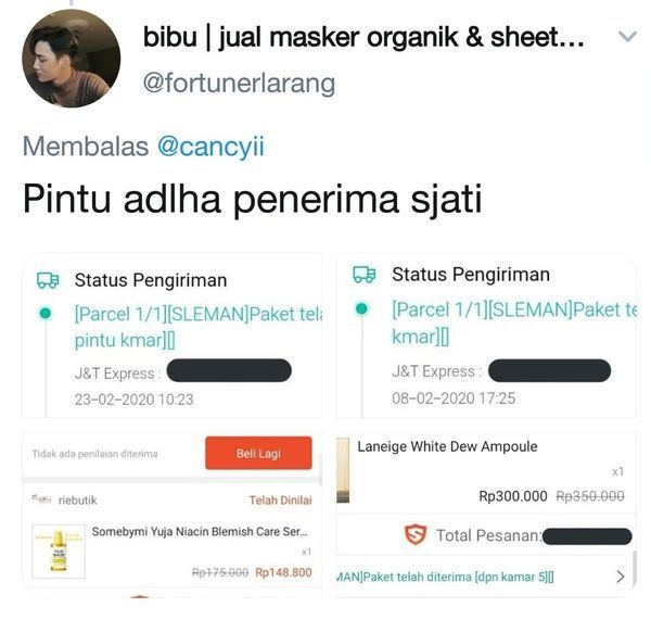 15 Laporan Penerimaan Paket Paling Kocak yang Pernah Dialami Netizen