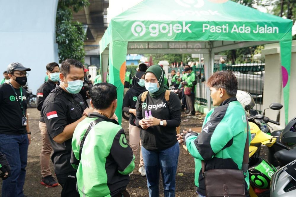 Terluas di Indonesia, Vaksinasi Mitra Driver Gojek di 29 Kota