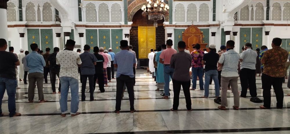 Karena Corona, Tradisi Bubur Para Raja di Masjid Raya Medan Ditiadakan