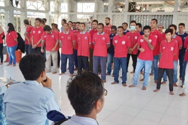 Tangkal Virus Corona, 54 Napi Rutan Balikpapan Bebas Lewat Asimilasi