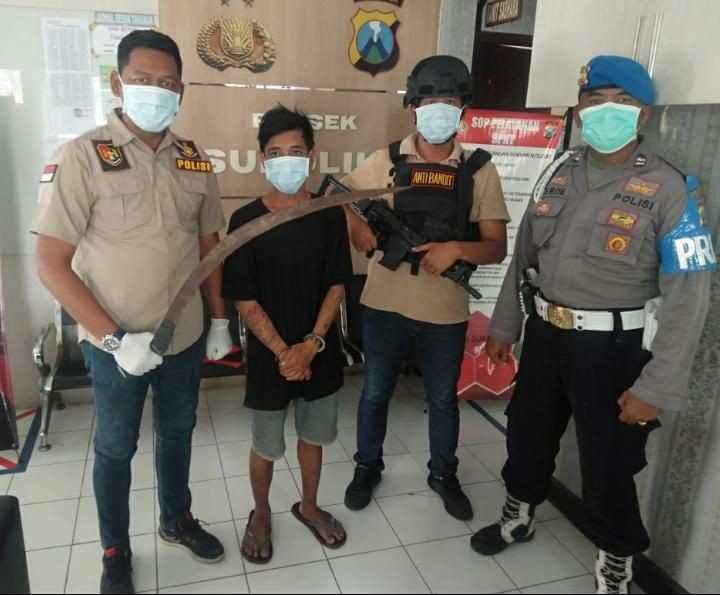Seret Celurit di Jalan Raya, Polisi Tangkap Anggota Geng di Surabaya