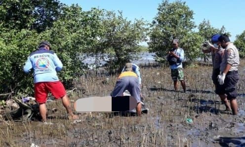 Sosok Mayat Ditemukan Mengapung di Laguna Pantai Samas