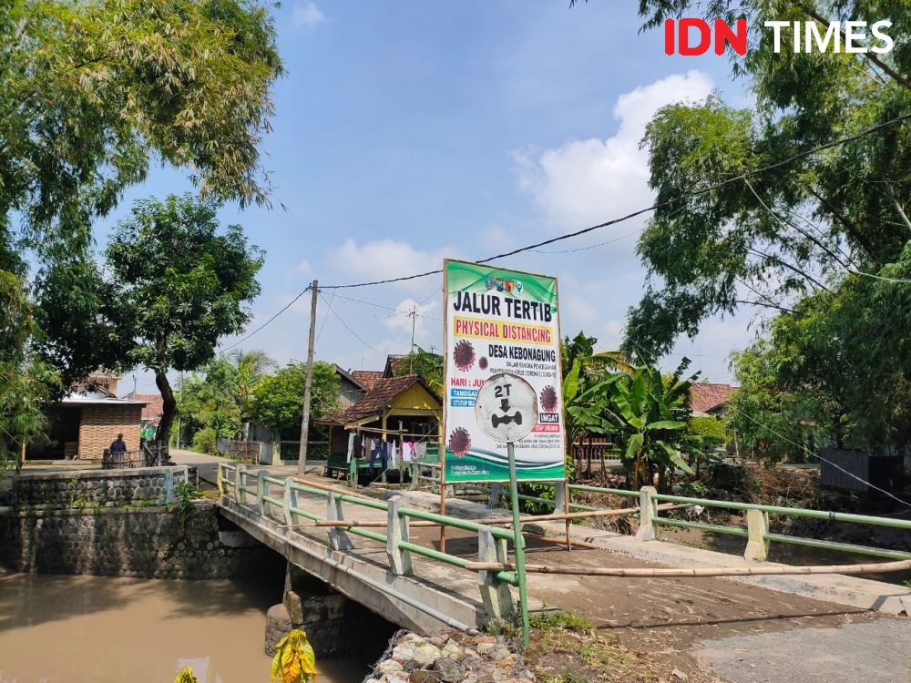 Cegah Corona, 14 Desa di Kecamatan Ploso Jombang Tutup Akses Jalan