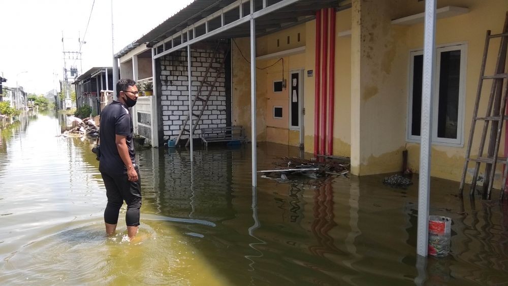 Banjir di Lamongan Semakin Meluas, 17 Kecamatan Terendam
