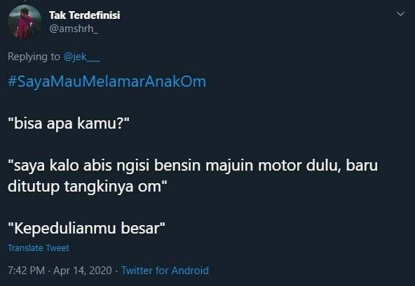 10 Obrolan Kocak Saya Mau Melamar Anak Om Bikin Ngakak Nih