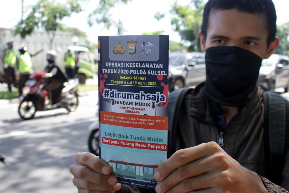 PSBB di Makassar, Penumpang Bisa Diturunkan Paksa dari Kendaraan  