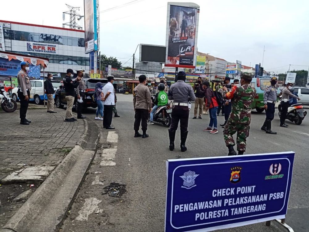 Sah, Gubernur Banten Keluarkan Pergub PSBB Tangerang Raya 