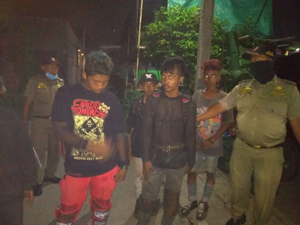 Keluyuran, 9 Anak Punk Jawa Timur Diamankan Satpol PP Kudus