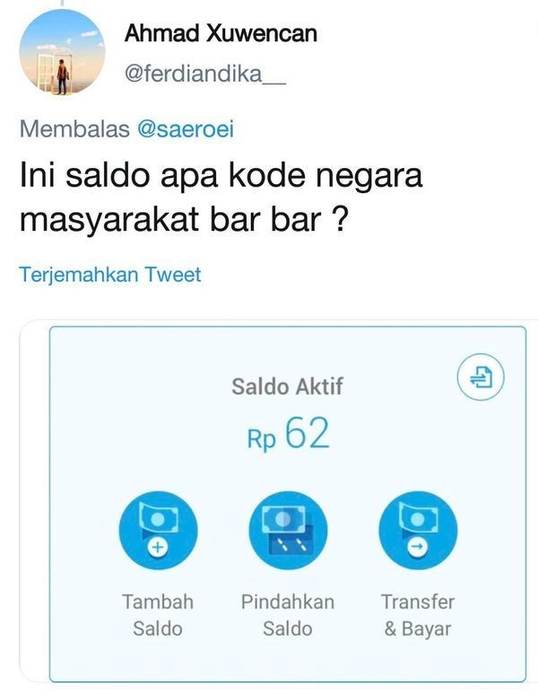 Bokek, Netizen Samakan Saldo Rekening dengan Hal yang Bikin Ngakak