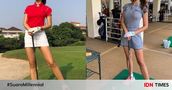 Gak cuma jago masak, 10 potret body goals farah quinn saat main golf