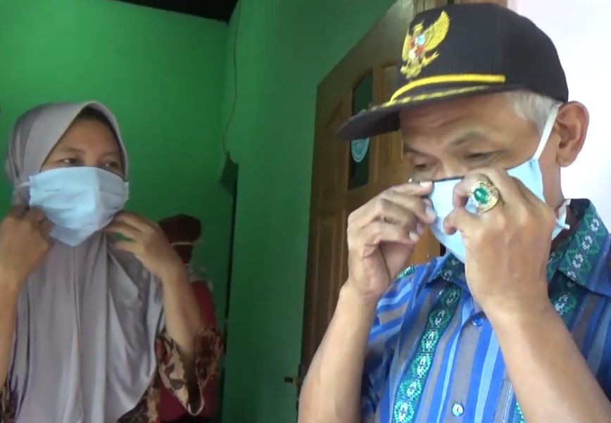 Desa di Kabupaten Madiun Diharuskan Produksi Masker