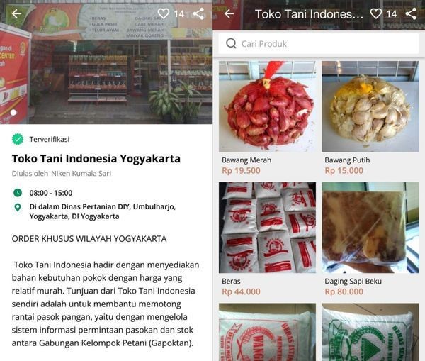 Ini Cara Cek Harga dan Pesan Online Bahan Pangan di TTIC Yogyakarta
