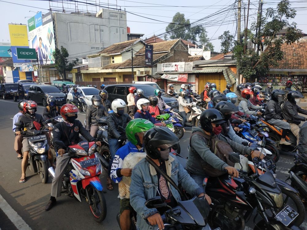 PSBB Kota Bandung, Sepeda Motor Dilarang Bawa Penumpang