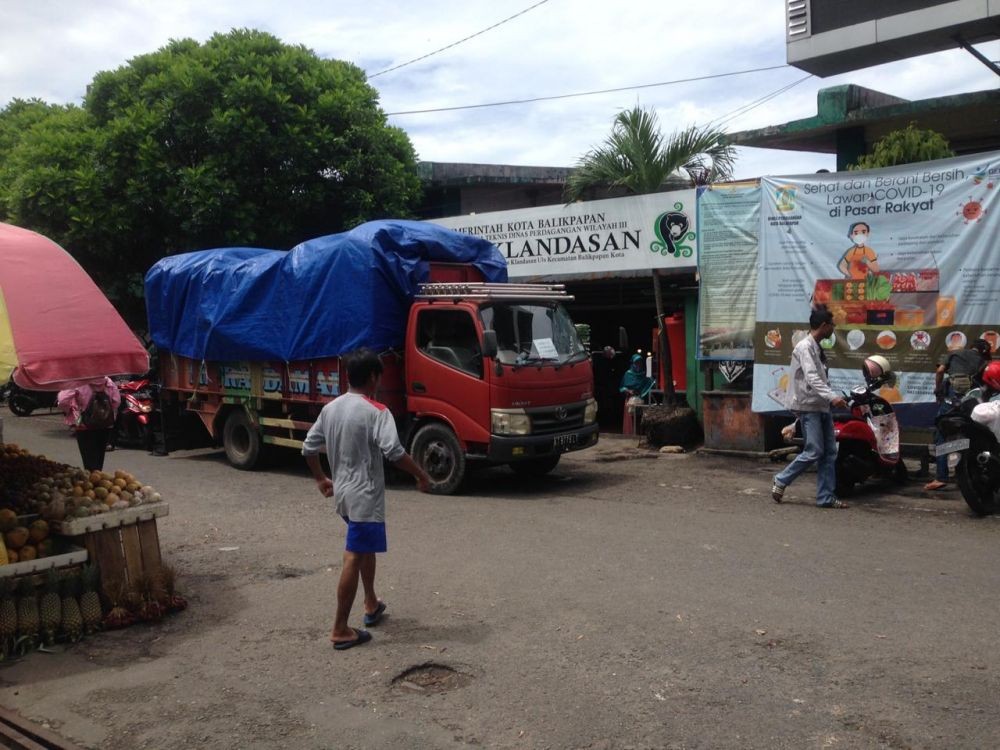 Pedagang Pasar Tradisional di Balikpapan Meninggal Akibat COVID-19