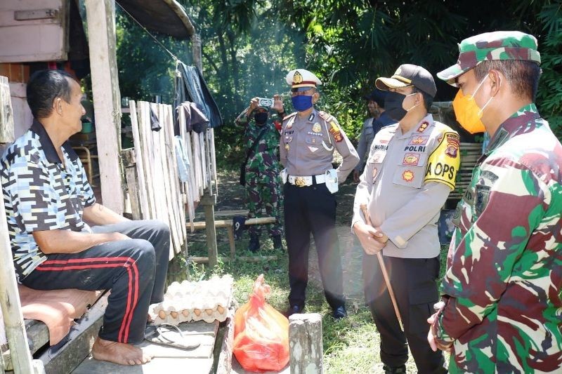 Peduli Warga Terdampak Corona, Kodim dan Polres PPU Salurkan Sembako