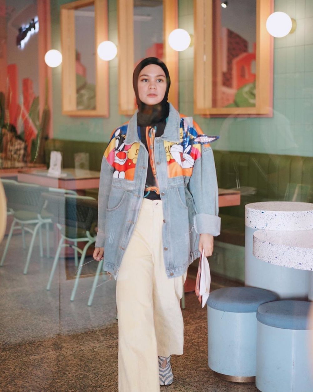 9 Style Hijab Dengan Pants Ala Tantri Namirah Mudah Disontek Nih