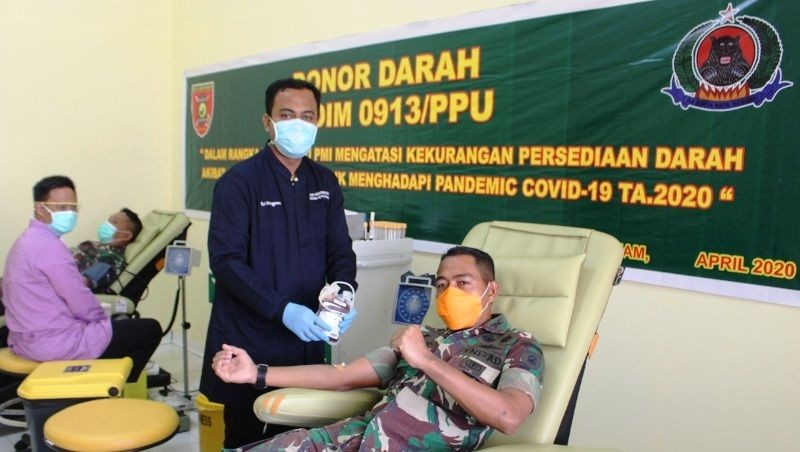 Pandemik COVID-19, Minim Donor Stok Darah di Penajam Paser Utara Aman