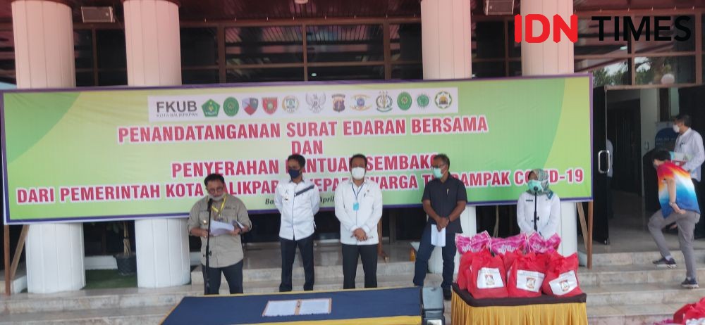 Pemkot Balikpapan Distribusikan Bansos bagi Warga Terdampak COVID-19 