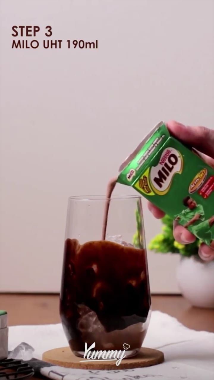 Resep Double Choco Milo Dalgona ala Yummy, Anak-anak Pasti Suka!