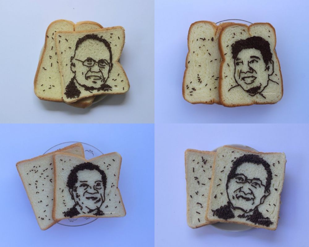 Netizen Buat Sketsa Wajah Dokter yang Gugur Akibat COVID-19 di Roti