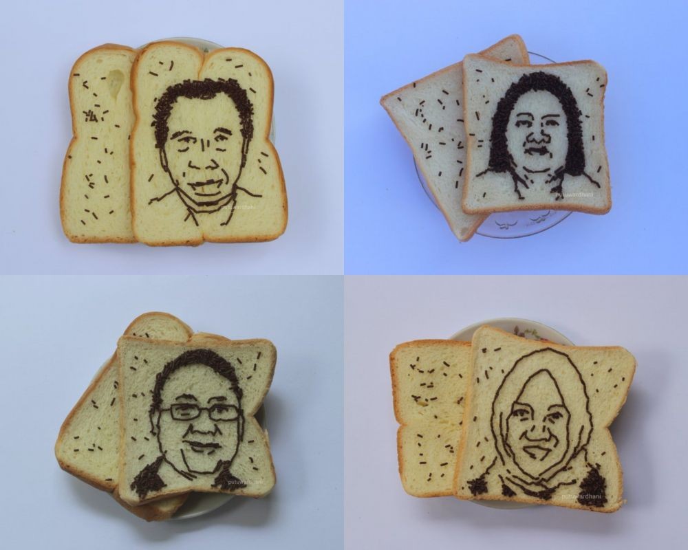 Netizen Buat Sketsa Wajah Dokter yang Gugur Akibat COVID-19 di Roti