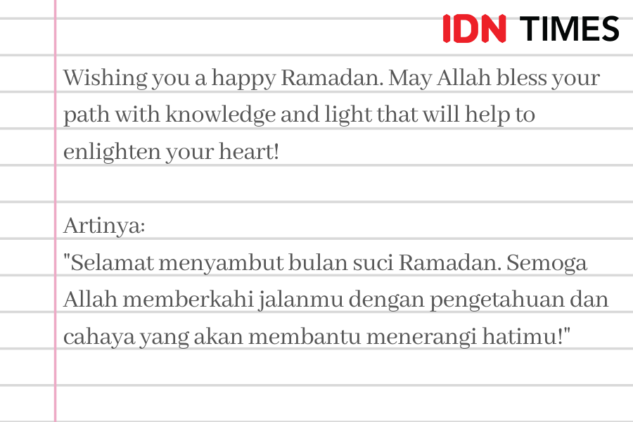 10 Ucapan Selamat Menyambut Bulan Ramadan dalam Bahasa Inggris