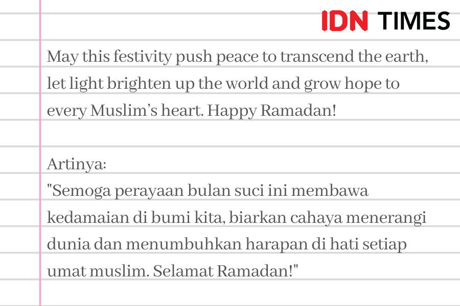 10 Ucapan Selamat Menyambut Bulan Ramadan dalam Bahasa Inggris