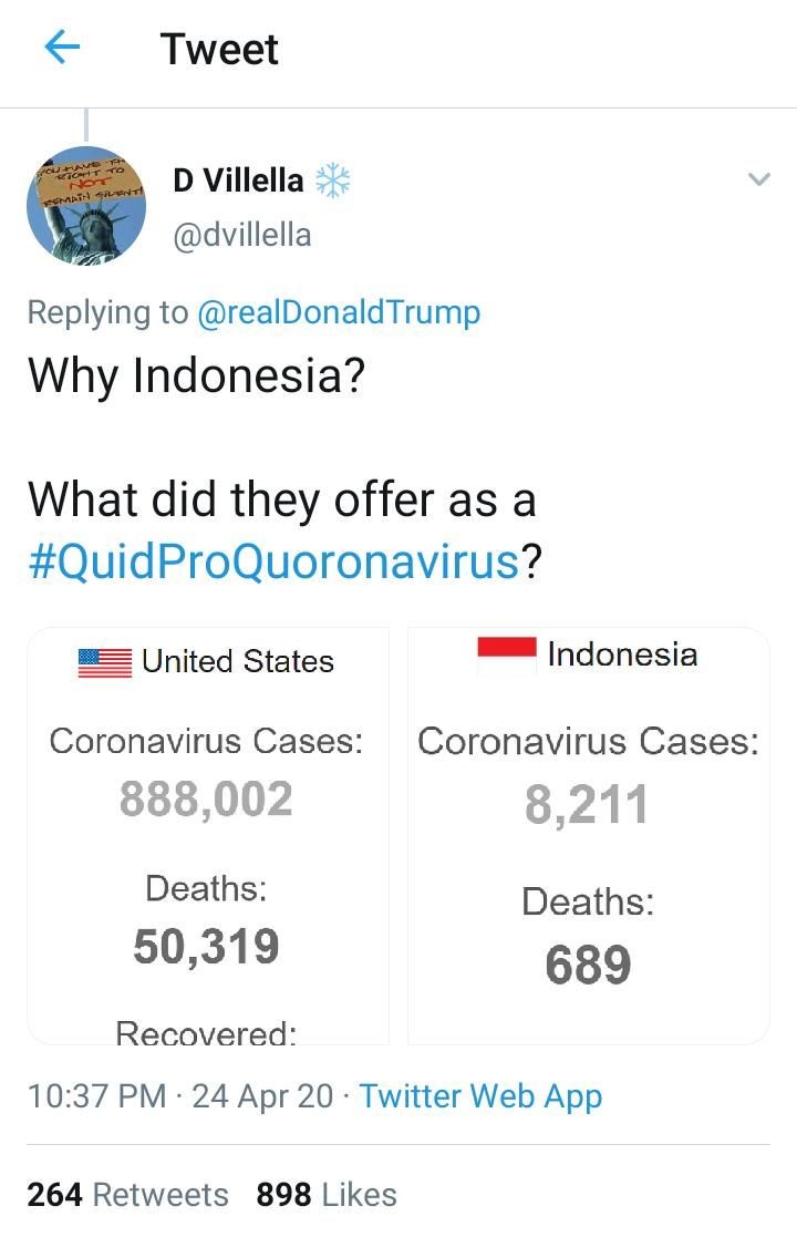Nyatakan Siap Bantu Indonesia, Trump Malah Panen Kecaman dari Warga AS