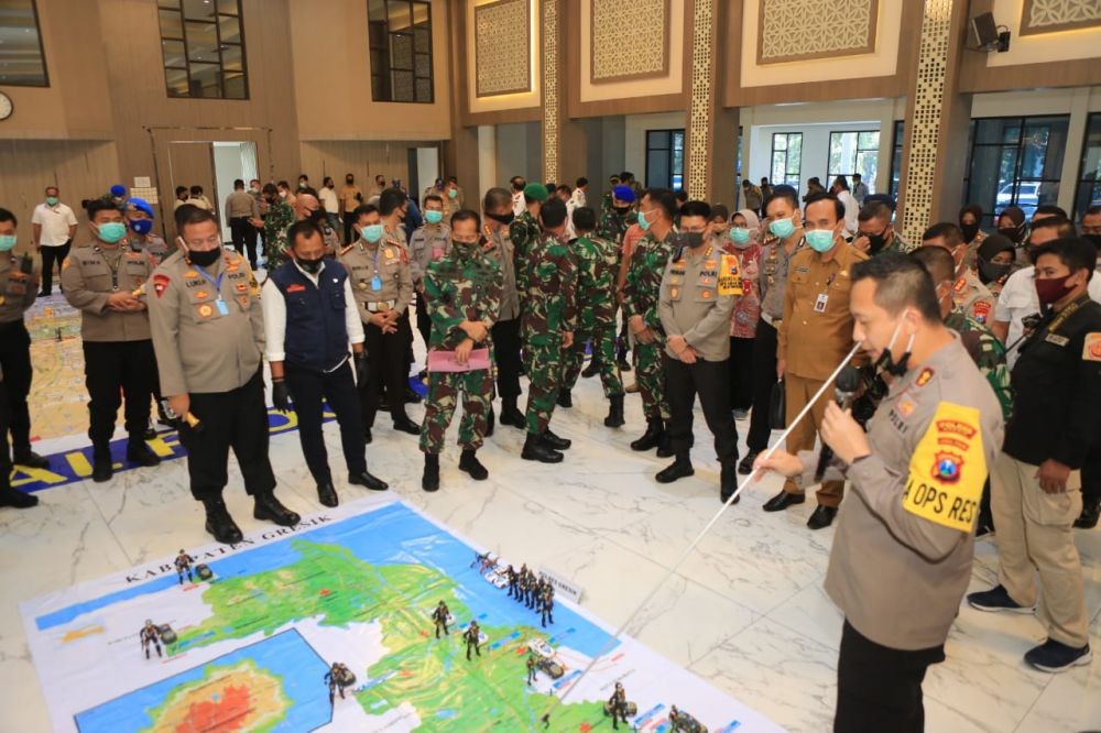 PSBB Surabaya Raya Mulai Besok, 4.312 Personel Gabungan Diterjunkan