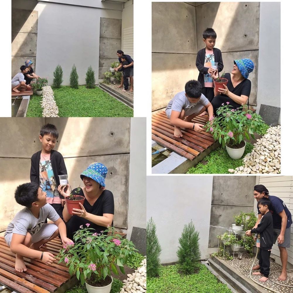 10 Artis Indonesia yang Habiskan Waktu #DiRumahAja dengan Berkebun