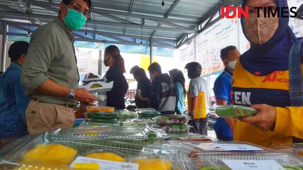 Kiat Pedagang Takjil di Gorontalo Cegah Penularan Virus Corona