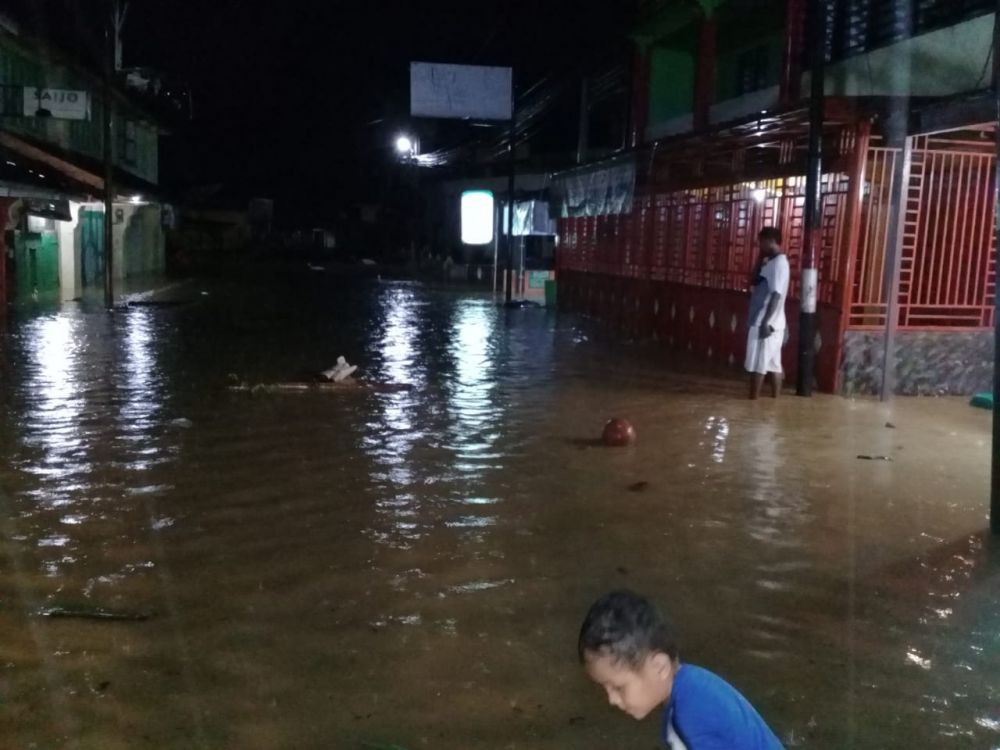 Hujan dari Siang hingga Malam, Ratusan Rumah di Langkat Kebanjiran
