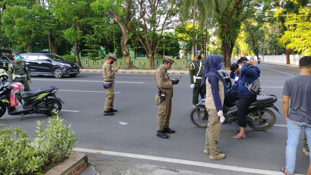 Barang yang Disita selama PSBB di Makassar Dibawa ke Pengadilan