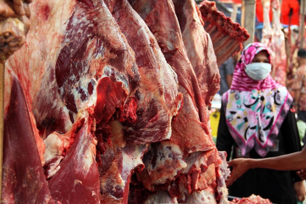 Impor dari India Mandek, Stok Daging Beku di Sumut Kosong
