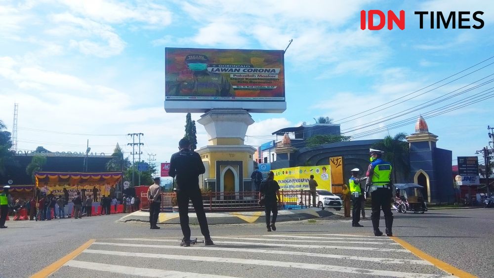 Hari Kedua PSBB Gorontalo, Polisi Akui Banyak Warga Belum Tahu Aturan