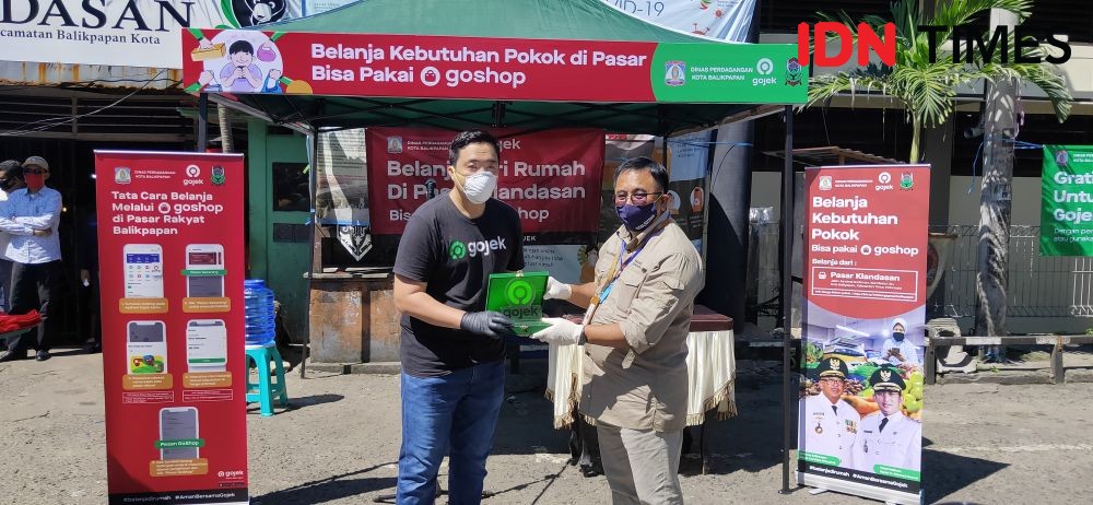 Tiga Pasar di Balikpapan Melayani Pembelian Online Lewat GoShop