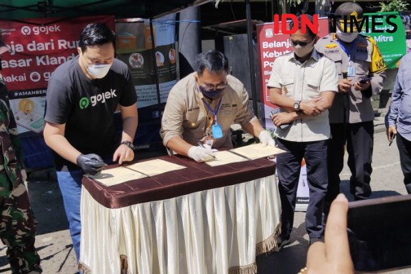 Tiga Pasar di Balikpapan Melayani Pembelian Online Lewat GoShop