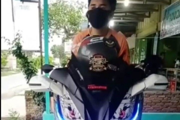 Bosan di Rumah, Rider Honda Bikin Video Challenge Pakai Masker Digital