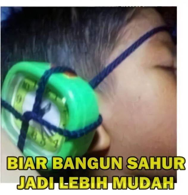 10 Meme Kocak Bermacam Alarm Sahur