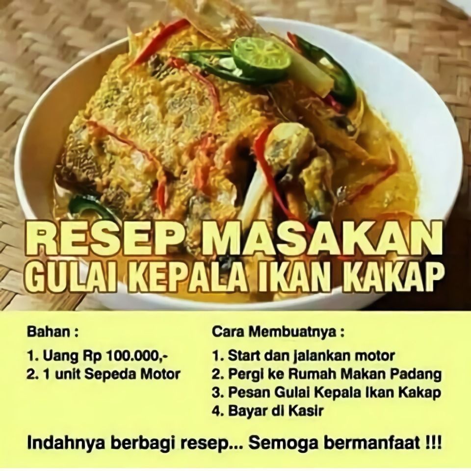10 Resep dan Tutorial Kocak Masakan Berbuka Puasa Ini Bikin Emosi