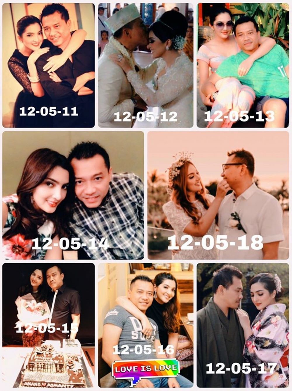 Genap 8 Tahun Menikah, 11 Perjalanan Cinta Anang Hermansyah & Ashanty