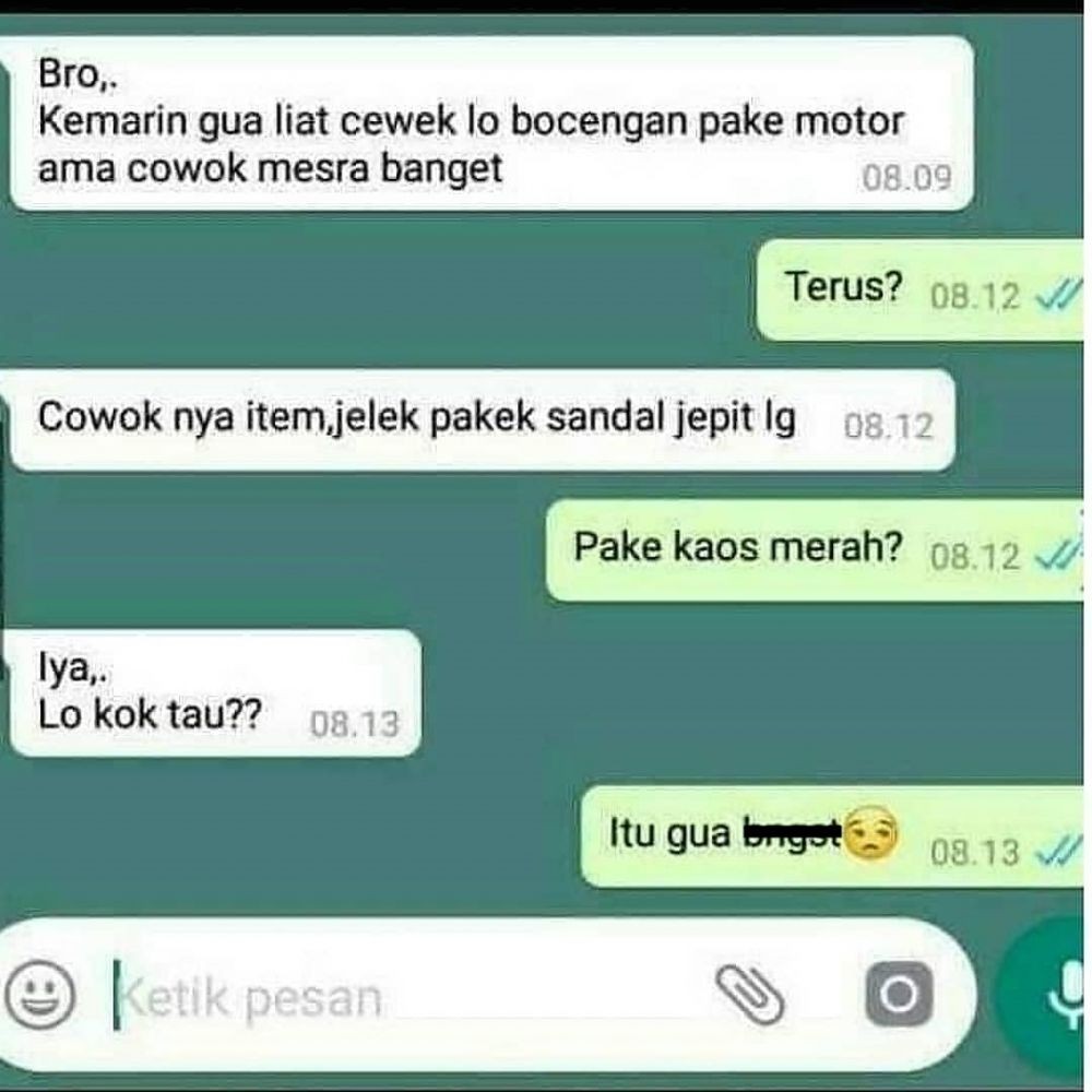 Kumpulan Chat Ngegas Salah Paham Yang Memancing Tawa