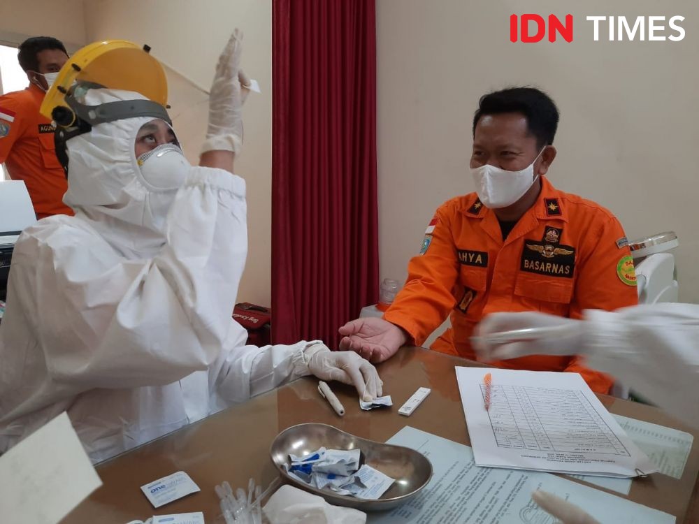 Tugas di Tengah Pandemik, Personel SAR ABK KN Sadewa Jalani Rapid Test