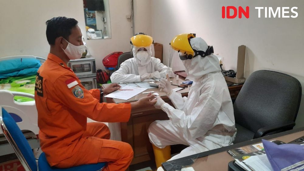 Tugas di Tengah Pandemik, Personel SAR ABK KN Sadewa Jalani Rapid Test